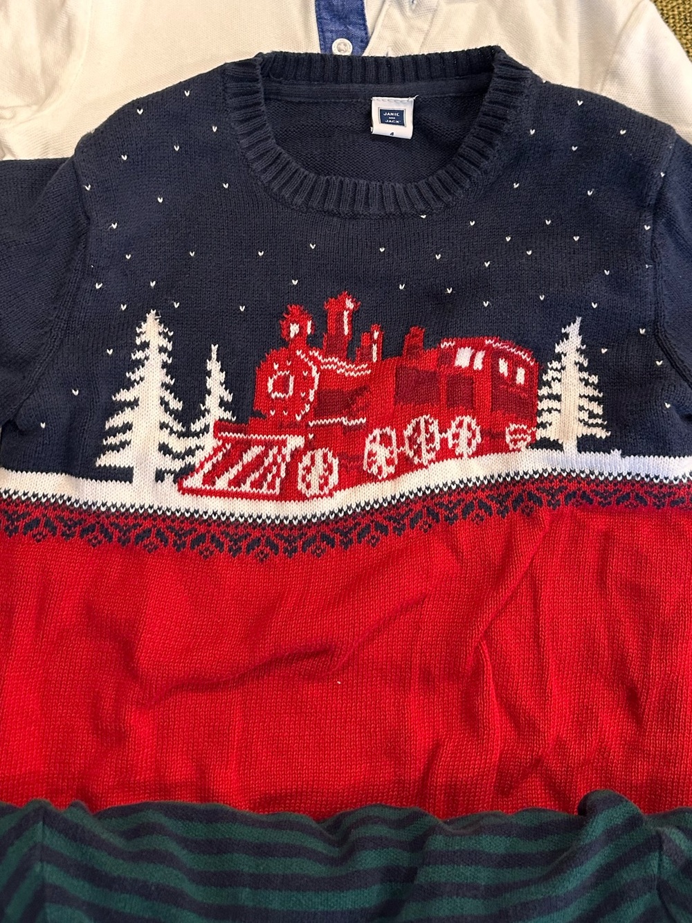 *7 Pcs Janie and Jack Bundle Boys Size 4 Tops Sweaters Jeans Shorts - Picture 5 of 9